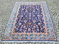 -70% LŚNIĄCY SZCZEGÓŁOWY KESHAN PERSKI DYWAN RĘCZNIE TKANY IRAN 146/208CM