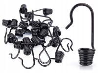 Haczyk sprężynowy końcówka elastyczna do plandek przyczep 8mm - 20 sztuk