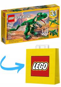 Lego CREATOR 31058 Potężne dinozaury T-rex + torebka Lego