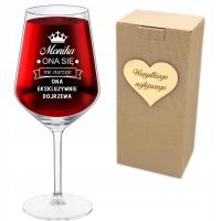 KIELISZEK DO WINA Z GRAWEREM prezent dla żony urodziny 18-99 ślub rocznica