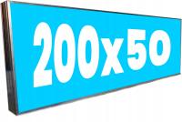 Kaseton REKLAMOWY świetlny LED 200x50 PREMIUM