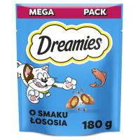 DREAMIES przysmak dla kota z łososiem 180g