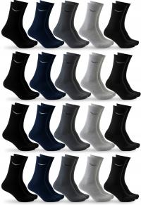 Anet носки 20 пар, хлопок, формальные, смешанные модели, многоцветный комплект