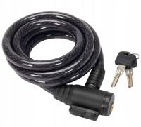 Zapięcie linkowe 180cm 12mm roweru skutera qada mocne