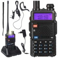 Baofeng UV - 5R коротковолновое радио WALKIE TALKIE VHF UHF FM фонарик