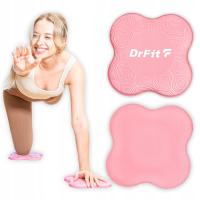 Podkładki do Jogi Podstawki pod Kolana Ręce Biodra Amortyzujące 2 szt DrFit