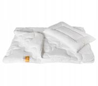 Komplet kołdra + poduszka Corneo biała 120x90