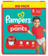 Pampers Pants Pieluchomajtki Big Pack Rozmiar 8 (36 sztuk)