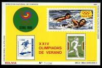 Boliwia** Mi. Blok 166 Igrzyska Olimpijskie 35€
