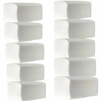 Ręcznik ZZ składany biały celulozowy 23x23 cm celuloza 2 warstwy 1500szt