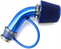 Sportowy filtr powietrza QWORK 150x120mm stożek do pojazdów z rurą 76mm