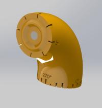 Protopipe ⌀38.1 R46 Element do prototypowania układu rurowego 90°
