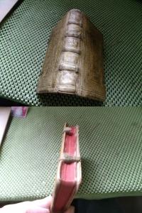 IACOBI BIDERMANI EPIGRAMATUM LIBRI TRES deska pokryta skórą zapięcia 1623