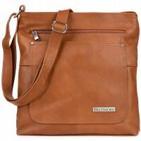 Женская кожаная сумка A4, большая вместительная сумка-мессенджер на плечо