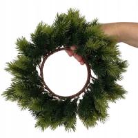 WIANEK iglasty 29 cm wianek ze świerku choinka baza do wianków