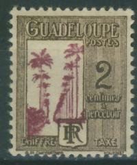 Kolonie fr. Guadeloupe 2 cent. - Chiffre taxe