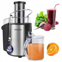 Соковыжималка Transa Electronics freshjuice серебристый / серый 1400 Вт