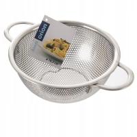 Кухонный дуршлаг стальной ситечко для слива овощей фруктов 16,5 см