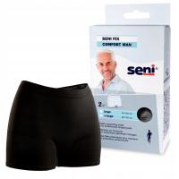 MĘSKIE MAJTKI MOCUJĄCE SENI FIX COMFORT MAN L 2SZT. CZARNE