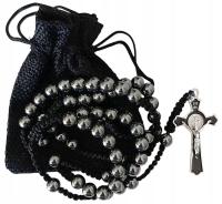 ЧЕТКИ ВОИНА МАРИИ КАМЕНЬ ГЕМАТИТ СВЯТОЙ БЕНЕДИКТ ДЖУТОВЫЙ МЕШОЧЕК