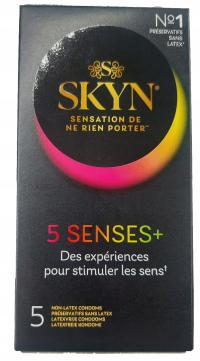 Skyn 5 Senses презервативы без латекса тонкие без латекса 5 шт