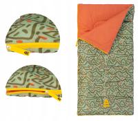 Śpiwór turystyczny kołdra dla dzieci lekki ABBEY Mooloolahba 2w1 140x70cm