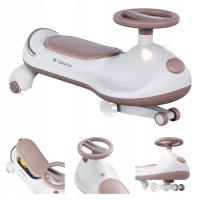 Jeździk grawitacyjny dziecięcy TULANO szary led muzyka dla dzieci 3+