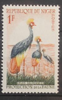 Niger znaczek ptaki G42 czyste