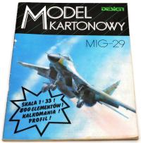 Model kartonowy MIG-29 Design - DLA KOLEKCJONERA!!!