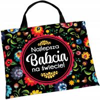 PREZENT DLA BABCI PREZENT NA DZIEŃ BABCI TORBA NA ZAKUPY UPOMINEK DLA BABCI