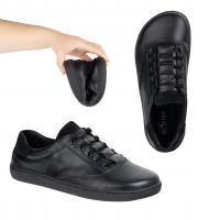 Босиком кроссовки Женские мая Оливье обувь кожа черный