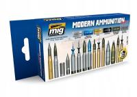 НАБОР ЧЕРНИЛ AMMO MIG 7129 MODERN AMMUNITION