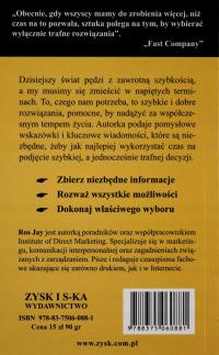 PODEJMOWANIE TRAFNYCH DECYZJI Ros Jay