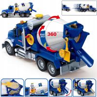 ZABAWKA CIĘŻARÓWKA BETONIARKA Z RĘKORĘCZEM ŚWIATŁA DŹWIĘKI IDEALNY PREZENT