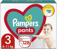 Pieluszki Pampers Pants 3, 6-11 kg, 128 szt.