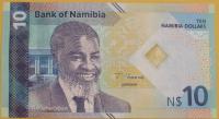 NAMIBIA 2025 banknot 10 dolarów dollars UNC