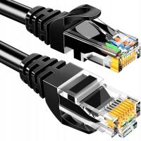 Patchcord LTC U/UTP 6 RJ45 / męska 2 m czarny