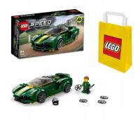 LEGO SPEED CHAMPIONS 76907 LOTUS EVIJA + LEGO TORBA PAPIEROWA MAŁA 6315786