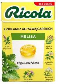 Ricola травяные конфеты от боли в горле от кашля с мелиссой 27,5 г