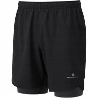 RONHILL Spodenki biegowe z getrami 2w1 Twin Short