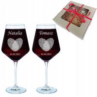 2 бокала для вина ткацкий станок с гравировкой свадебный подарок на годовщину свадьбы 5-50