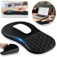 PODKŁADKA POD MYSZKĘ ERGONOMICZNA POD NADGARSTEK BIURO GAMINGOWA 30X20CM