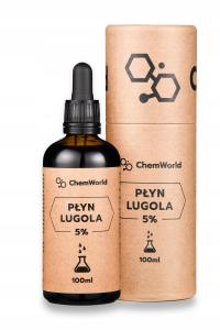 ChemWorld Płyn Lugola 5% 100ml Jod Jodek Potasu