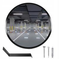 OKRĄGŁE LUSTRO BEZPIECZEŃSTWA 30 CM ZESTAW MONTAŻOWY DO GARAŻU PODJAZDU