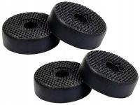 4 × Talvico резиновая ножка 37x10 мм для колонн черный