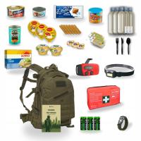 Спасательный спасательный рюкзак с экипировкой 72 часа GO green