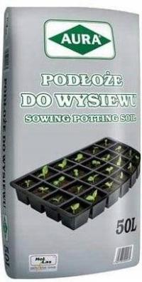 PODŁOŻE ZIEMIA DO WYSIEWU ORAZ PIKOWANIA 50L AURA