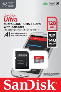 2× Karta pamięci SanDisk Ultra microSDXC 128 GB