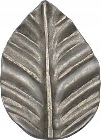 liść róży mały element kuty (51x35mm) 10szt