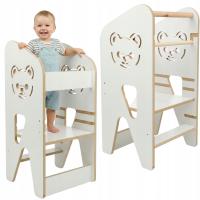 ДЕТСКИЙ КУХОННЫЙ ПОМОЩНИК КУХОННЫЙ ПОМОЩНИК MDF WOOD ПОЛЬСКИЙ ПРОДУКТ